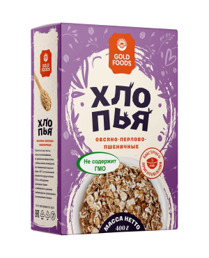 Хлопья овсяно-перлово-пшеничные